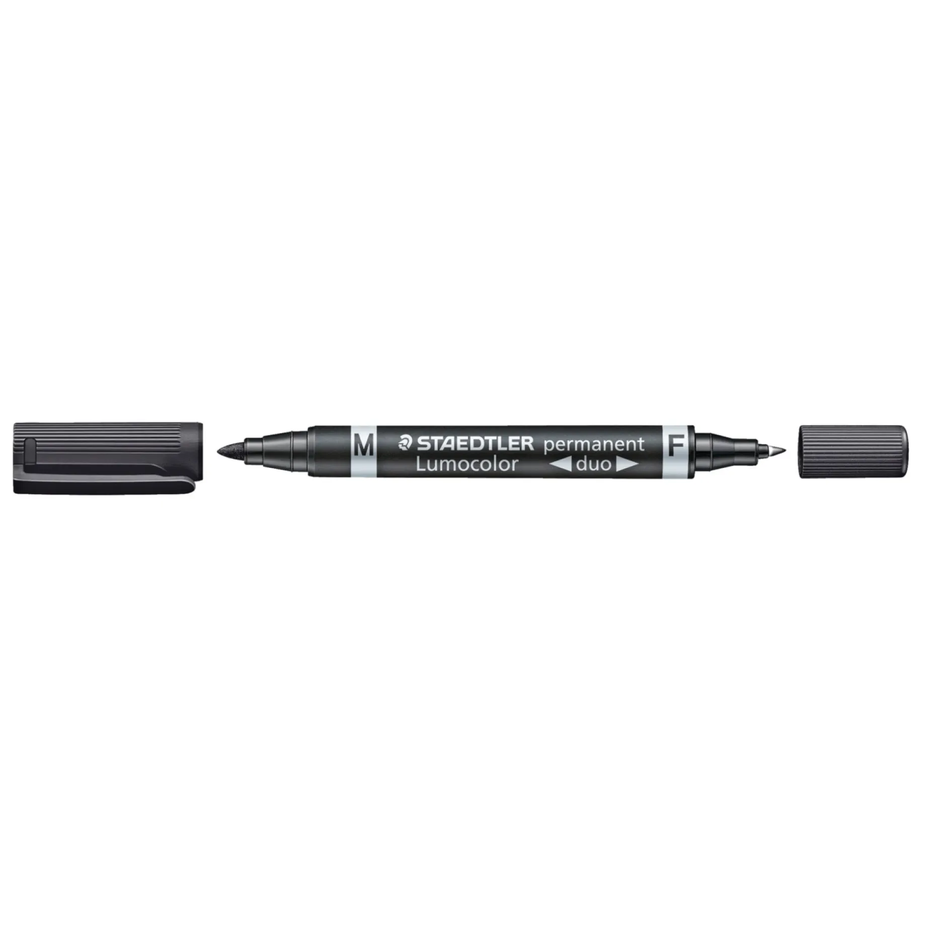 STAEDTLER 348 DUO, FIN/MELLEM TUSCH SORT