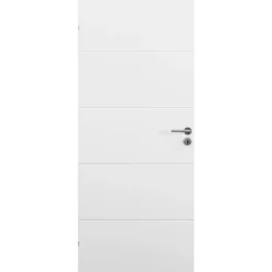SWEDOOR ADVANCE-LINE STABLE EFFECT GLAT MASSIV DØR HVID 8X21