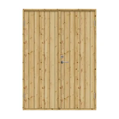 SWEDOOR CLEVER-LINE DOBBELT UDHUSDØR 92 X 1514 X 2048 MM VENSTRE