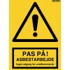 SYDVESTA ASBEST ADVARSELSSKILT