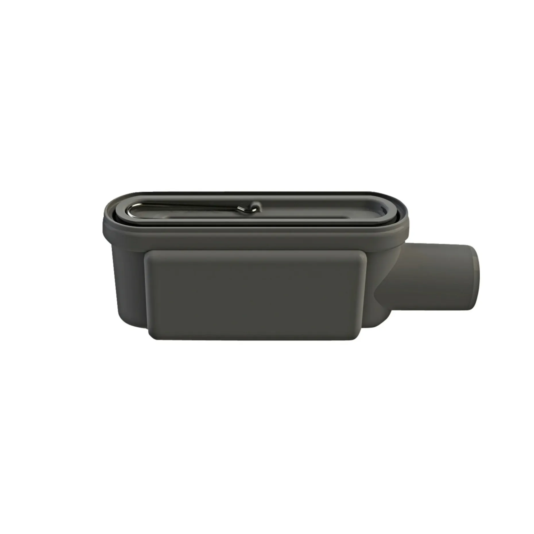 UNIDRAIN 1415.0050 UDLØBSHUS 50 MM VANDRET
