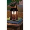 VELI LINE MARBELLA SOLCELLE LANTERNE BRUN/SORT 24 CM