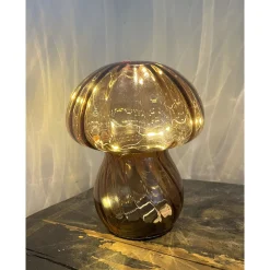 VELI LINE MUSHROOM GLAS LAMPE
