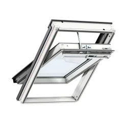 VELUX INTEGRA ELEKTRISK VIPPEVINDUE HVIDMALET TRÆ 55 X 78 CM GGL CK02 206821