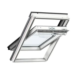 VELUX VIPPEVINDUE HVIDMALET TRÆ 55 X 78 CM GGL CK02 2068