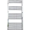 VVS TRADING BUET HÅNDKLÆDETØRRER, CENTRAL- OG FJERNVARME KROM 60 X 120 CM