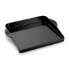 WEBER DELUXE STEGEPLADE PORCELÆNSEMALJERET STØBEJERN