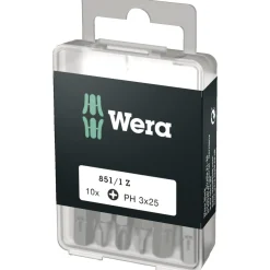 WERA 851/1 Z BITSSÆT PH3 10 STK