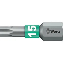 WERA 867/1BTZ, 15X25 BITS TX 15 10 STK PR PK