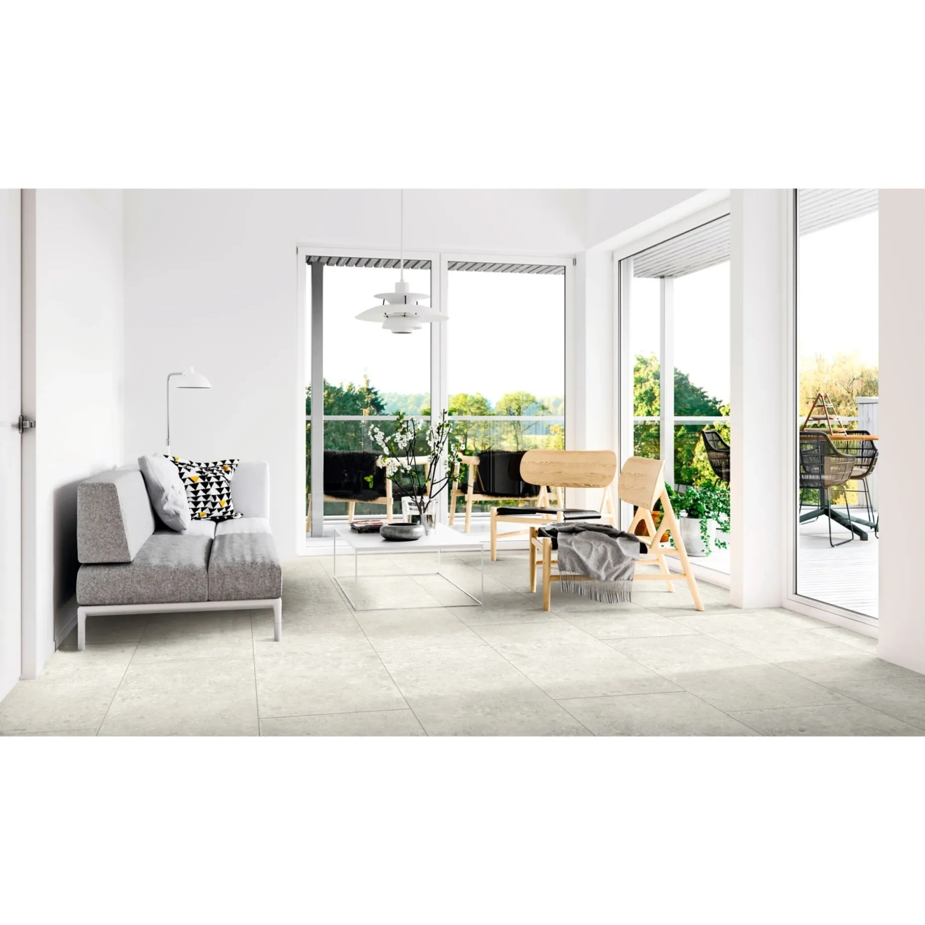 XL-BYG CEPPO WHITE GULVFLISE 60X60 HVID