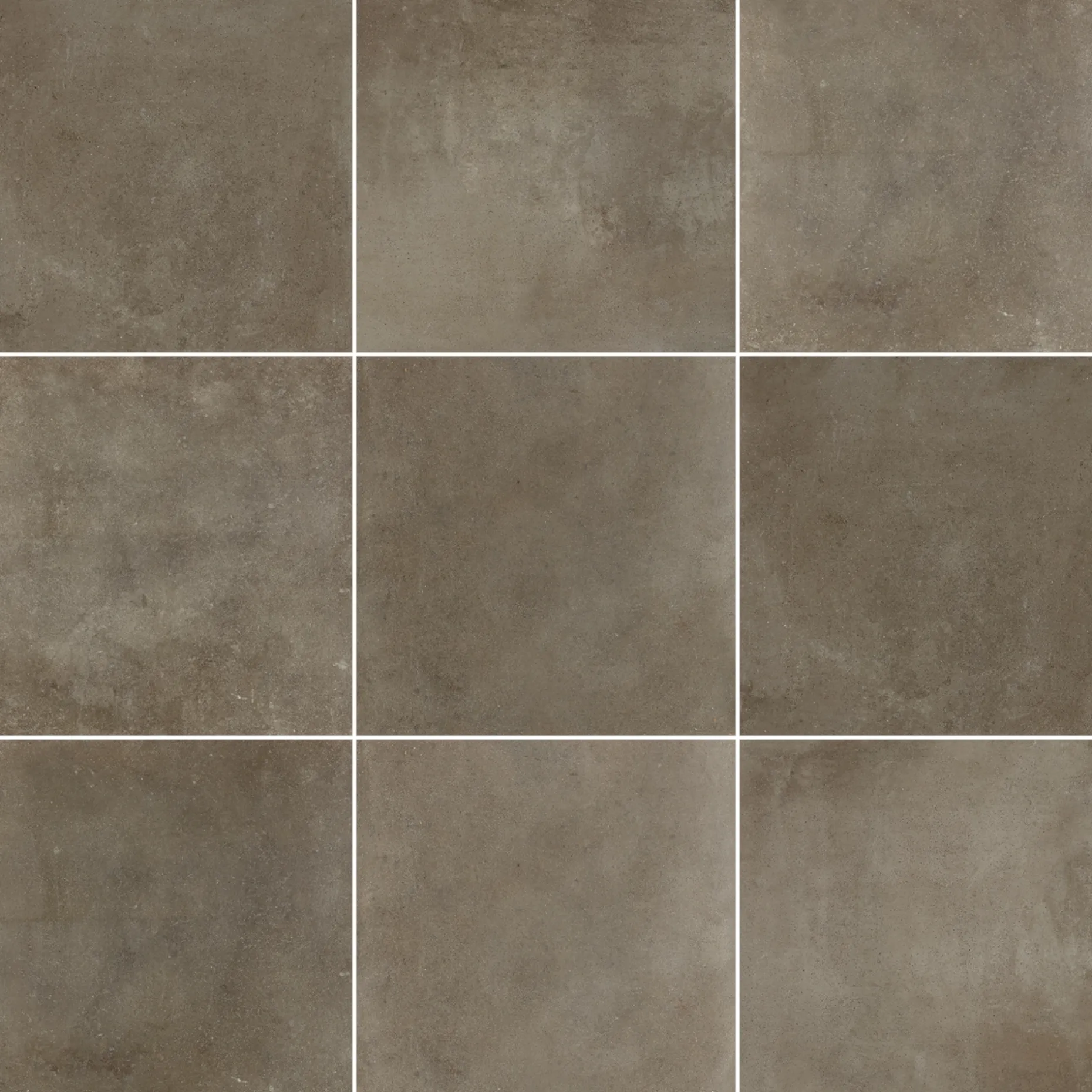 XL-BYG CONTEMPORARY BROWN GULVFLISE 81X81 BRUN