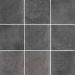 XL-BYG CONTEMPORARY GRAPHITE GULVFLISE 81X81 MØRK GRÅ