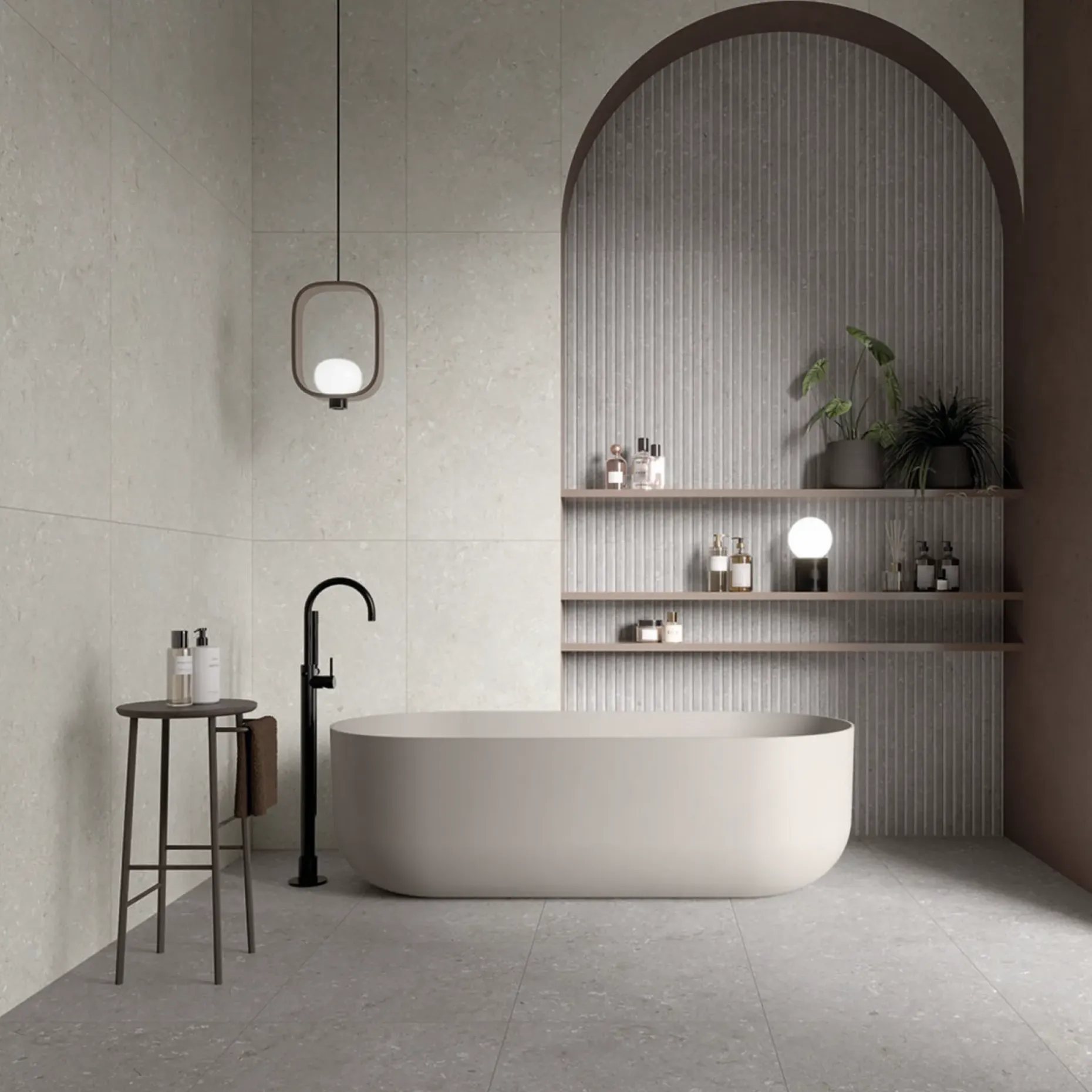 XL-BYG SHELLSTONE GRIGIO GULVFLISE 60X120 GRÅ